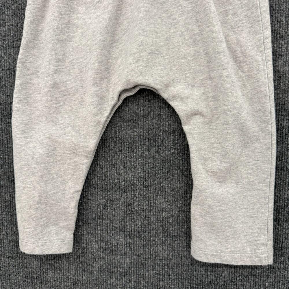 Nordstrom Baby French Terry Jumpsuit Overalls 18-24 Months Gray Organic Cotton - Picture 5 of 7